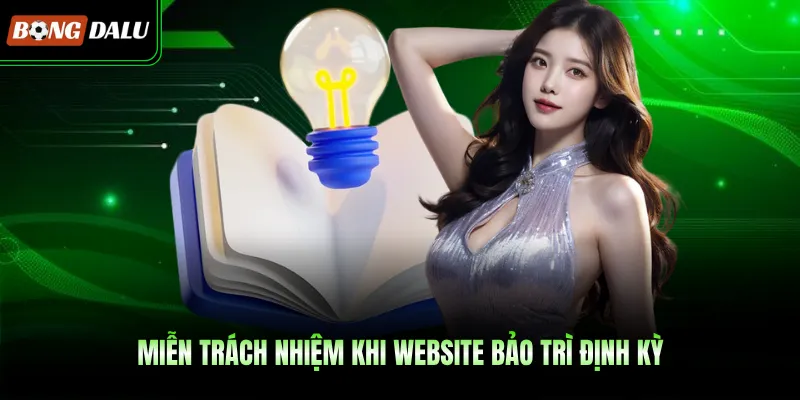 Miễn trách nhiệm khi website bảo trì định kỳ